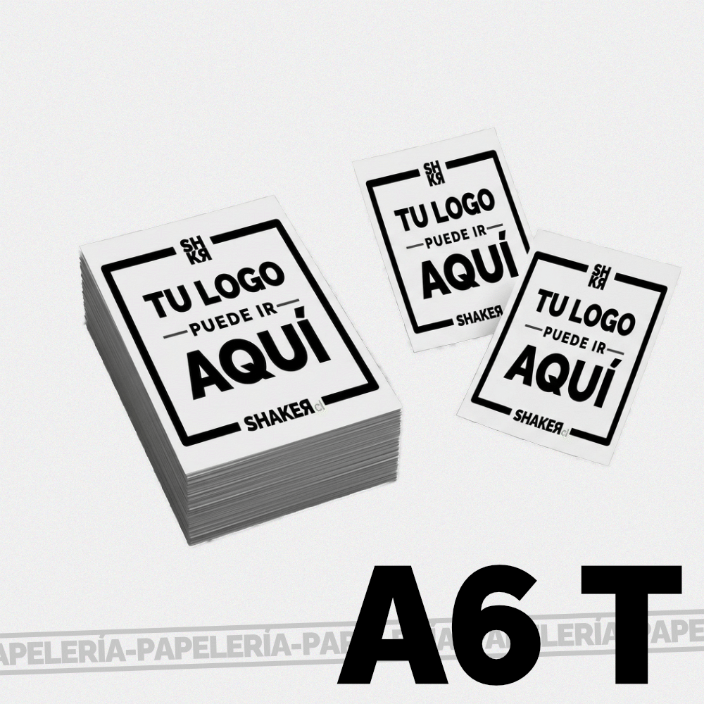 100 Flyers A6 Tiro