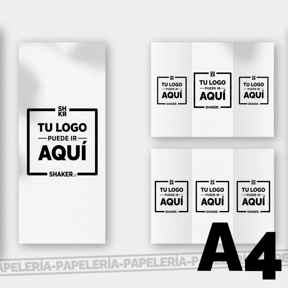 Triptico A4
